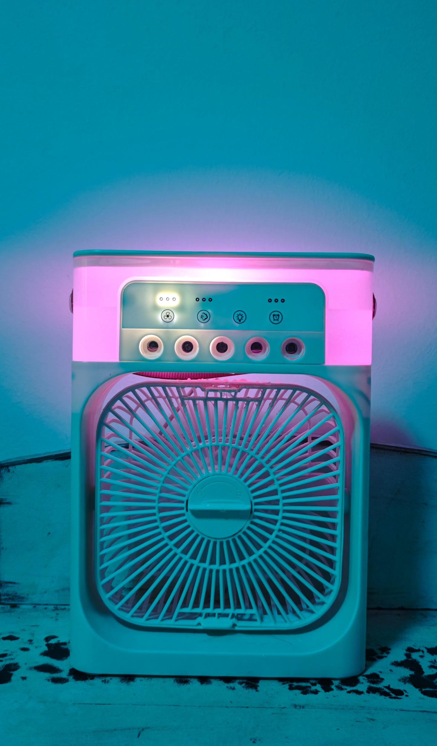 Multifunkciós Asztali Ventilátor + Szilikon Jégkocka Készítő Szett