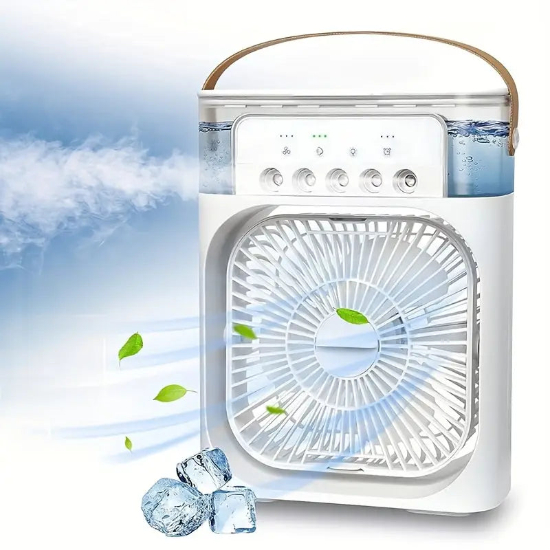 Multifunkciós Asztali Ventilátor + Szilikon Jégkocka Készítő Szett